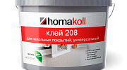 Клей Homakoll 208 (1,3 кг) универсальный для напольных покрытий из ПВХ и текстиля, морозостойкий